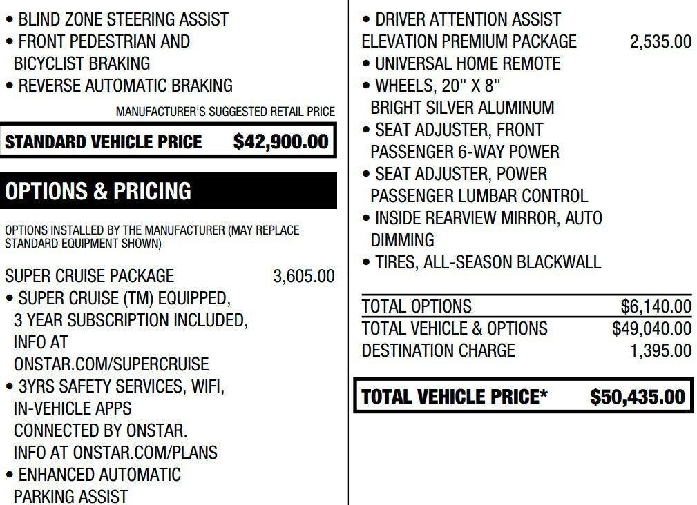 2025 GMC Acadia Elevation